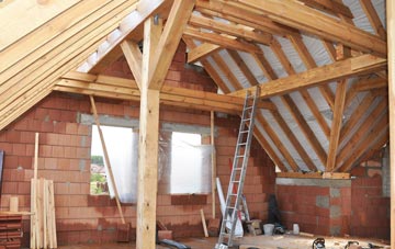 Weston Manor attic trusses